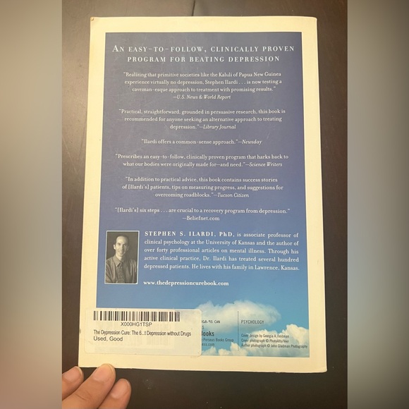 The Depression Cure The 6-Step Program by Stephen S. Ilardi Very Good Condition - Picture 3 of 7